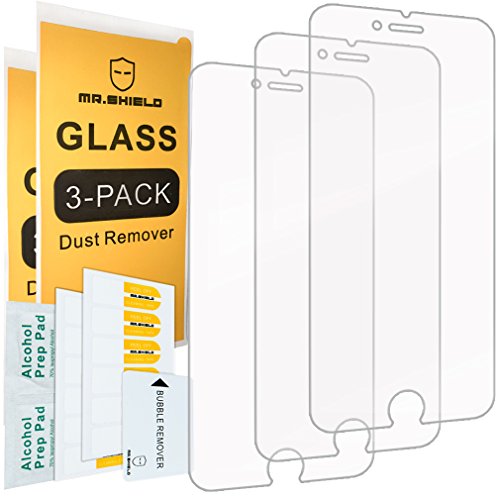 [3-PACK]-Mr Shield For iPhone 6 / iPhone 6S [Tempered Glass] Screen Protector with Lifetime Replacement Warranty