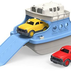 Green Toys Ferry Boat with Mini Cars Bathtub Toy