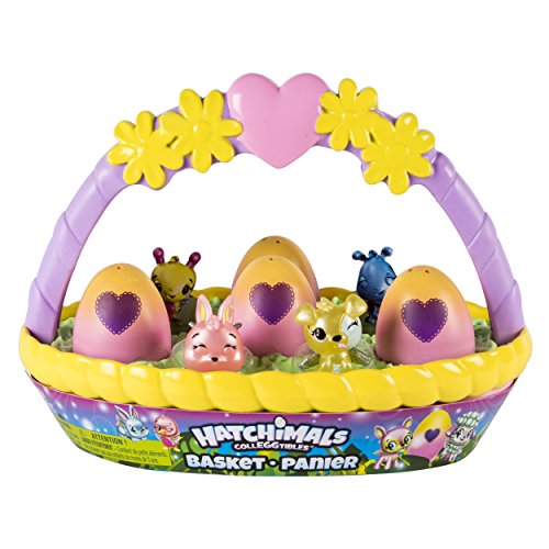 Hatchimals CollEGGtibles – Spring Basket with 6 Hatchimals CollEGGtibles
