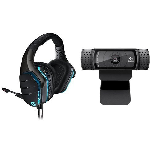 Logitech HD Pro Webcam C920, 1080p Widescreen Video Calling and Recording