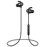 SoundPEATS Magnetic Wireless Earbuds Bluetooth Headphones Sport In-Ear IPX 5 Sweatproof Earphones with Mic (Super sound quality Bluetooth 4.1, aptx, 8 Hours Play Time, Secure Fit Design) – Blue