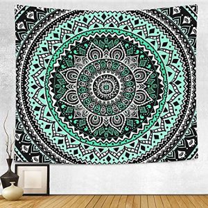 HAOCOO Mandala Bohemian Tapestry Wall Hanging Tapestries Indian Hippie Wall Decor Blanket Boho Bedspread for Bedroom Living Room Dorm Accessories