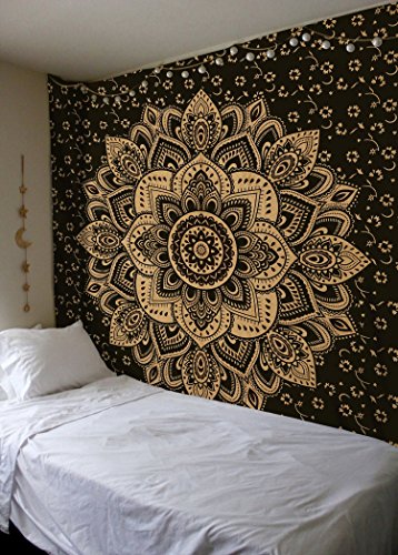 Mandala Gold Tapestries
