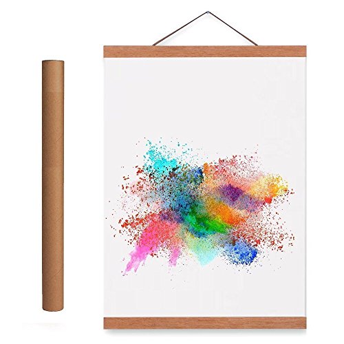 Poster Frame, Magnetic Light Wood Frame Hanger for Photo Picutre Canvas Artwork Art print Wall Hanging